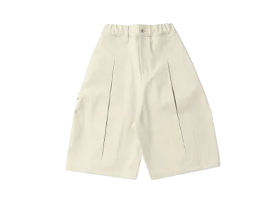 UNION Box Pleat Short Denim Herringbone "Raw Denim"