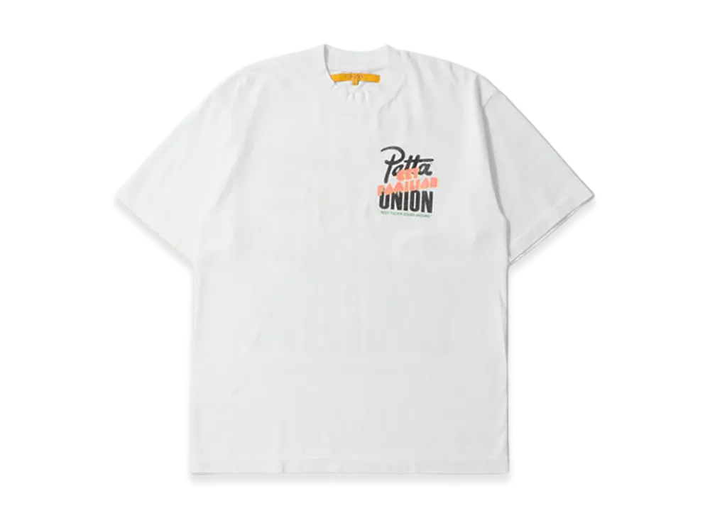 UNION x Patta x Kids of Immigrants x Awake NY Get Familiar Tee "White"