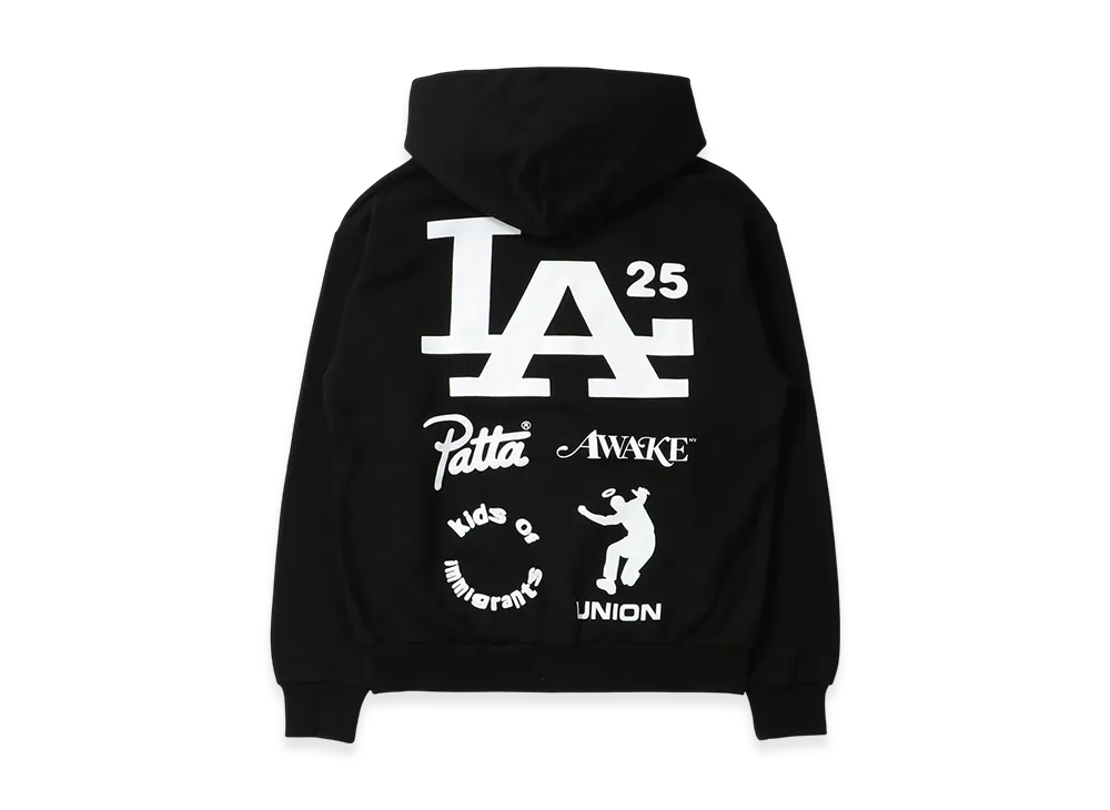 UNION x Patta x Kids of Immigrants x Awake NY Daamn Hoodie "Black"