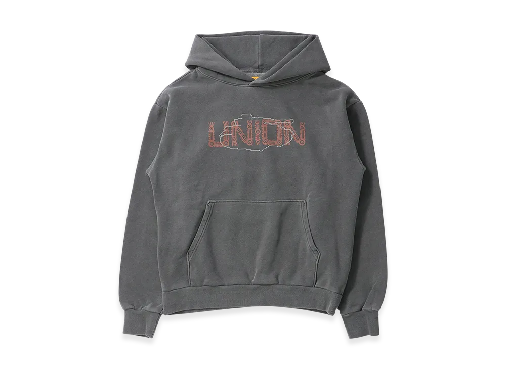 UNION x HEADQUARTER Guerrero Aguila Hood "Vintage Black"
