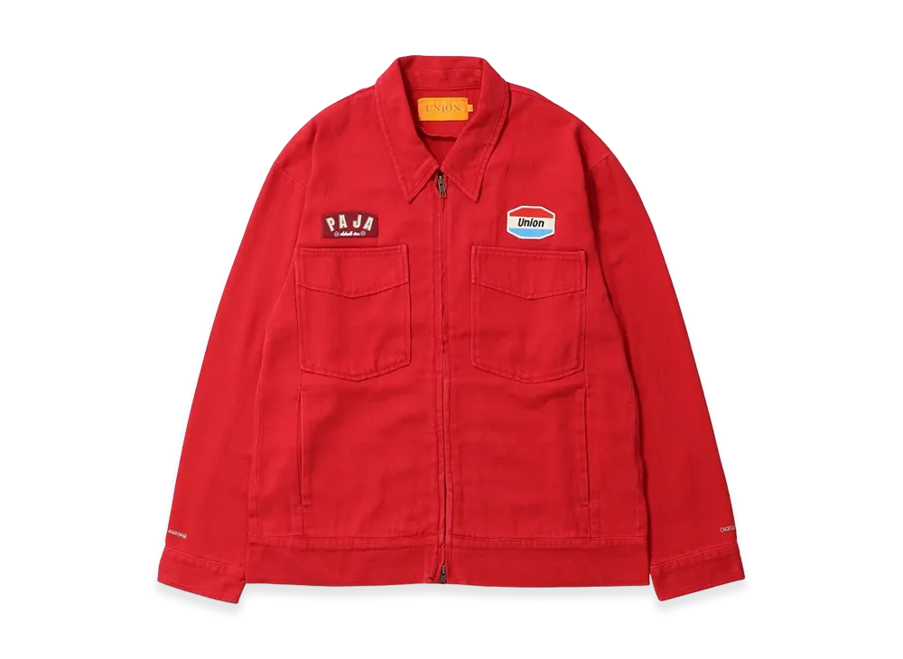 UNION x PAJA STUDIO P Welcome Friends UN Jacket "Red"