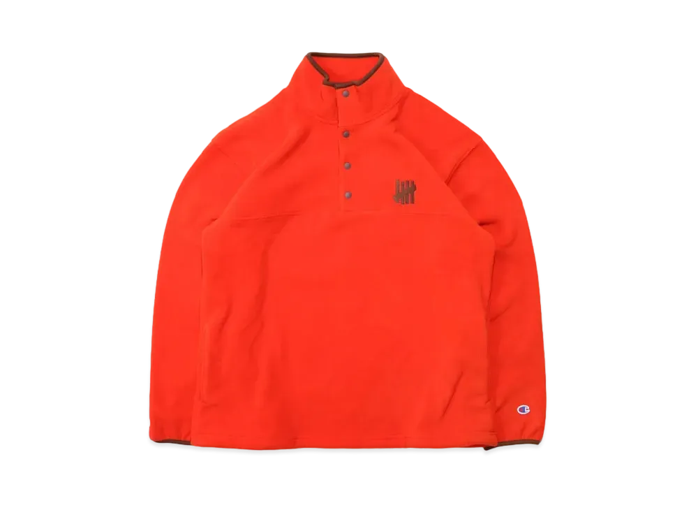 UNDEFEATED CHAMPION POLARTEC SNAP JACKET - C8-N665 "Orange"
