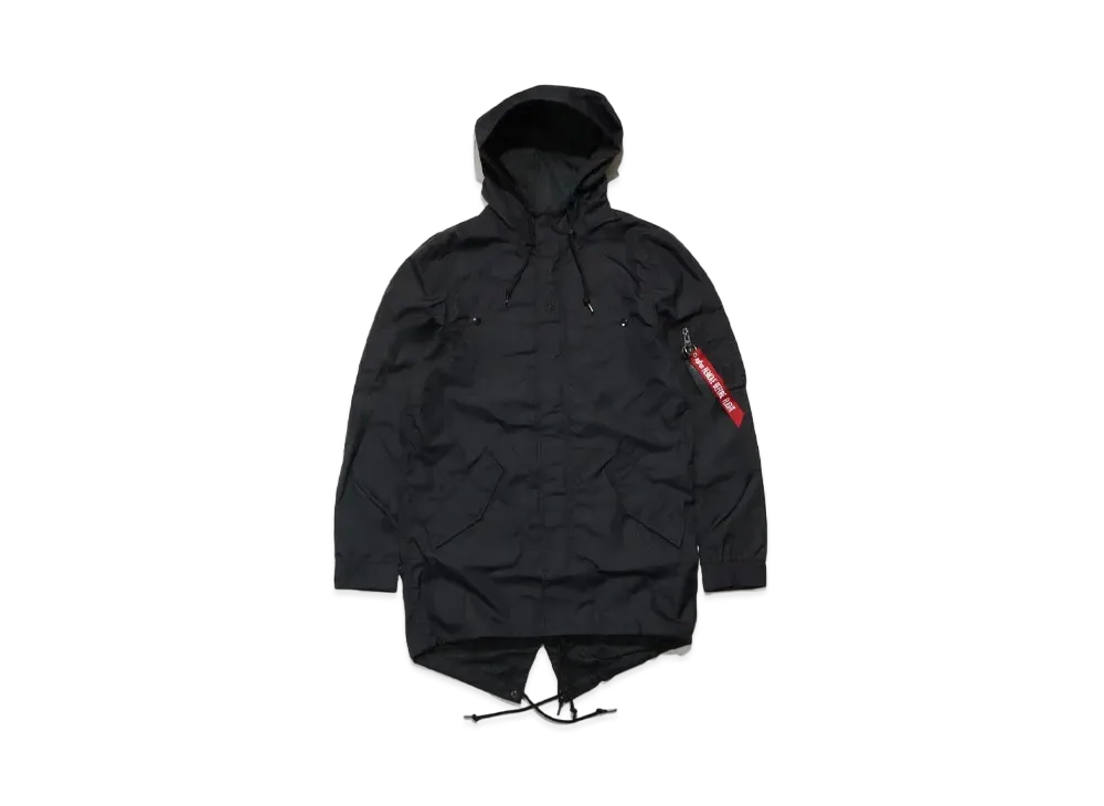 UNDEFEATED NYLON FISHTAIL JACKCET - CJU48500C1 "Black"