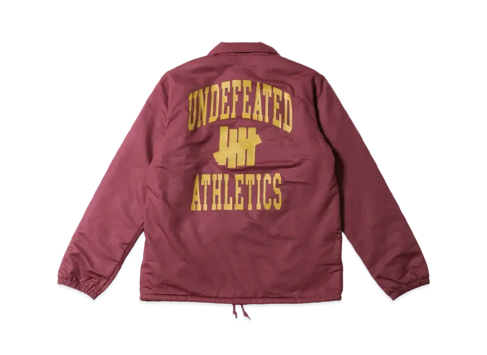 UNDEFEATED CHAMPION COACHES JACKET - C8-Q641 "Burbundy"