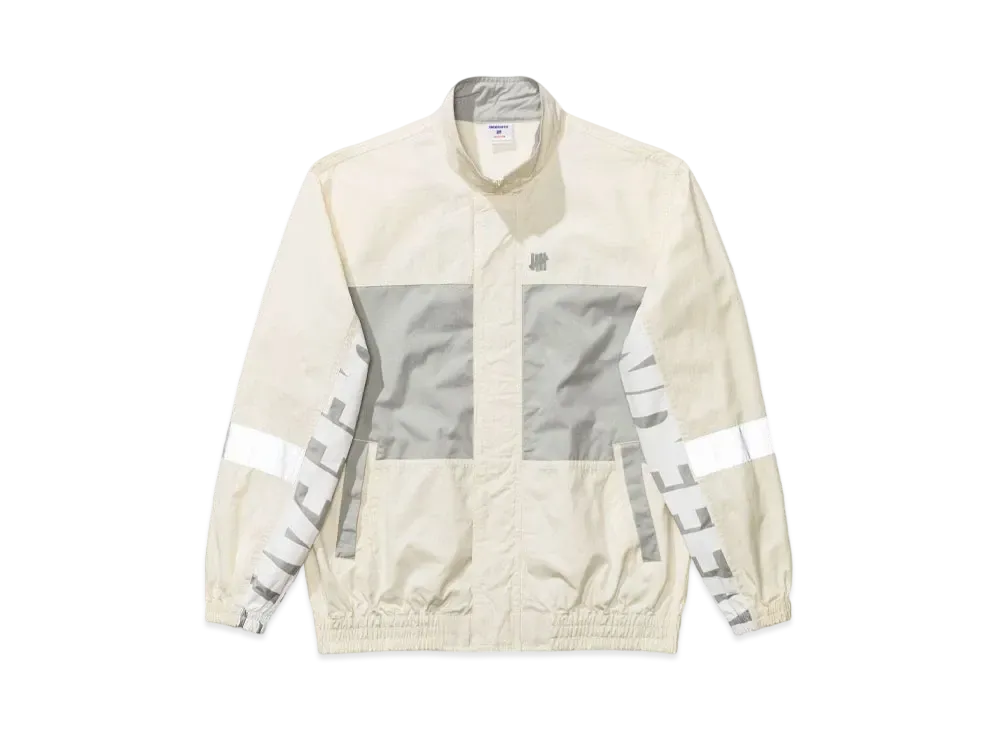 UNDEFEATED LOGO TRACK JACKET - 40030 "White"