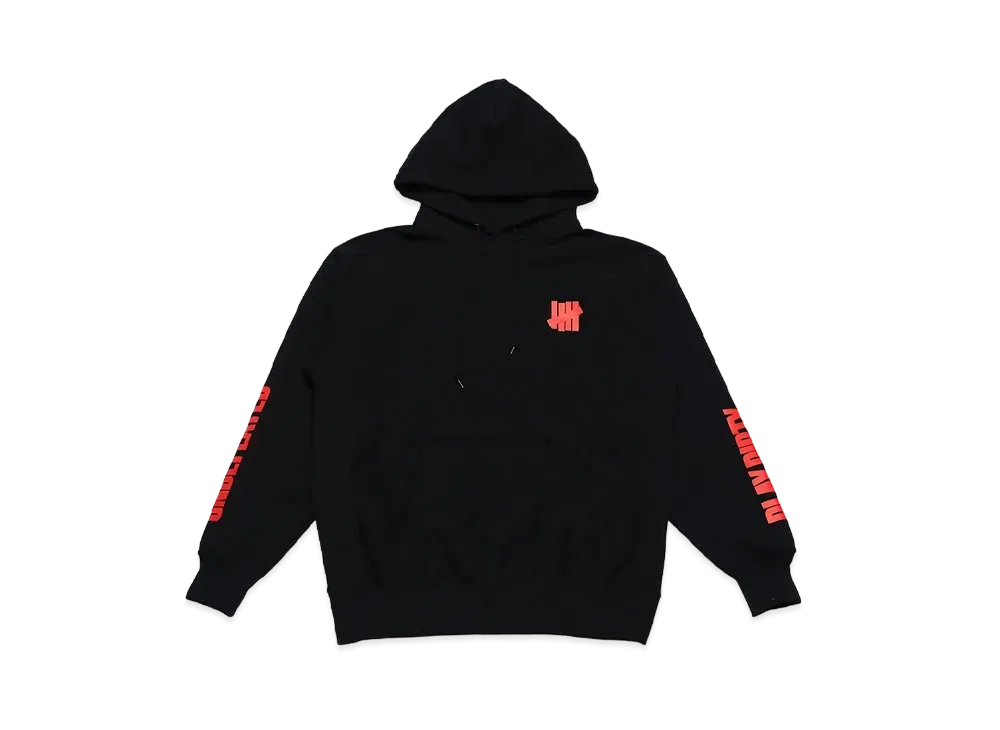 UNDEFEATED ONE TWO PULLOVER HOOD - UL21011 "Black"