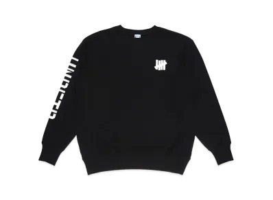 UNDEFEATED STENCIL SLEEVE ICON CREW SWEAT - UL21012 "Black"