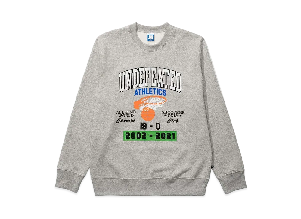 UNDEFEATED ALL-TIME CREWNECK - 70013 "Gray"