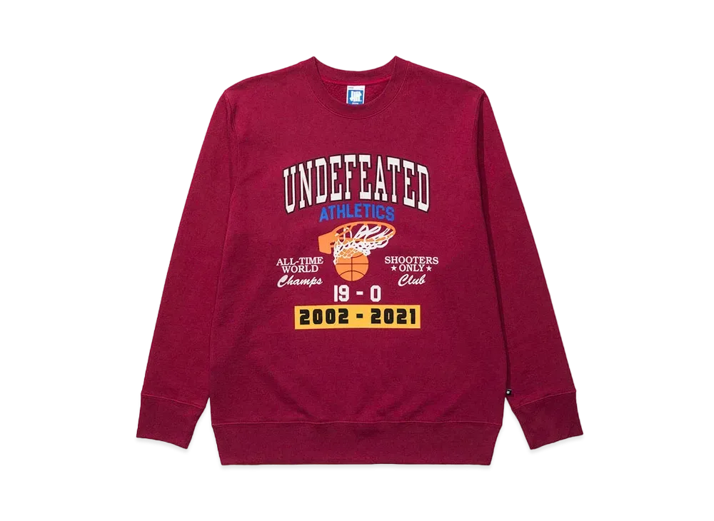 UNDEFEATED ALL-TIME CREWNECK - 70013 "Burgundy"
