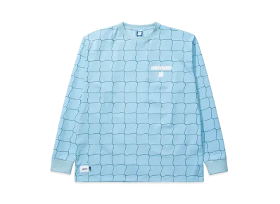 UNDEFEATED NET L/S TOP - 10082 "Light Blue"