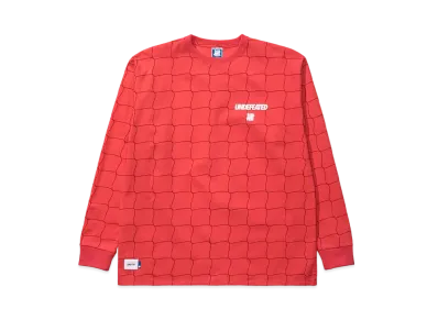 UNDEFEATED NET L/S TOP - 10082 "Red"