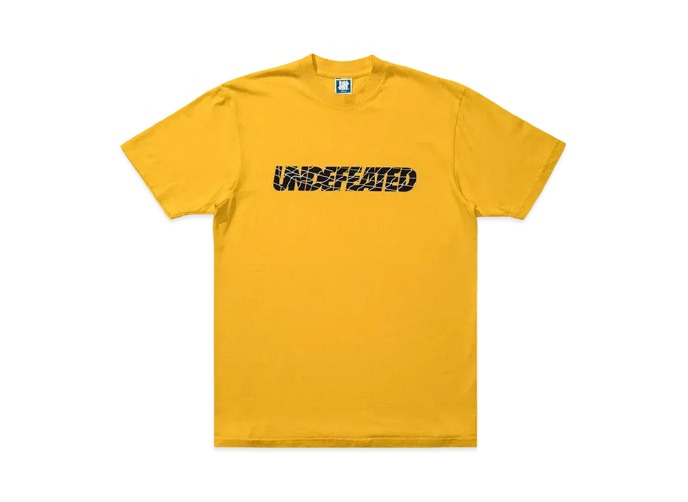 UNDEFEATED NET LOGO S/S TEE - 80252 "Yellow"