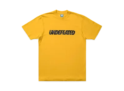 UNDEFEATED NET LOGO S/S TEE - 80252 "Yellow"