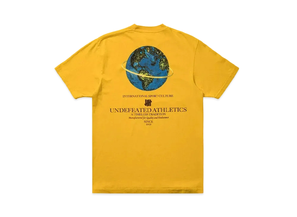 UNDEFEATED INTERNATIONAL SPORT S/S TEE - 80254 "Yellow"