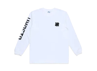 UNDEFEATED STENCIL SLEEVE ICON L/S TEE - UL21006 "White"