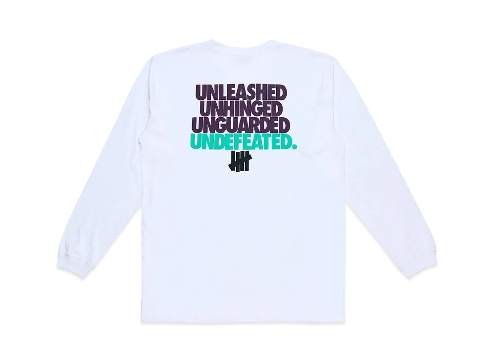UNDEFEATED UNLEASHED L/S TEE - UL21007 "White"