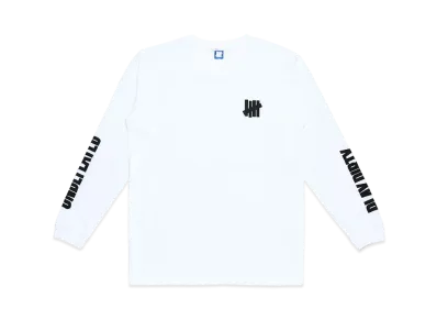 UNDEFEATED ONE TWO L/S TEE - UL21009 "White"