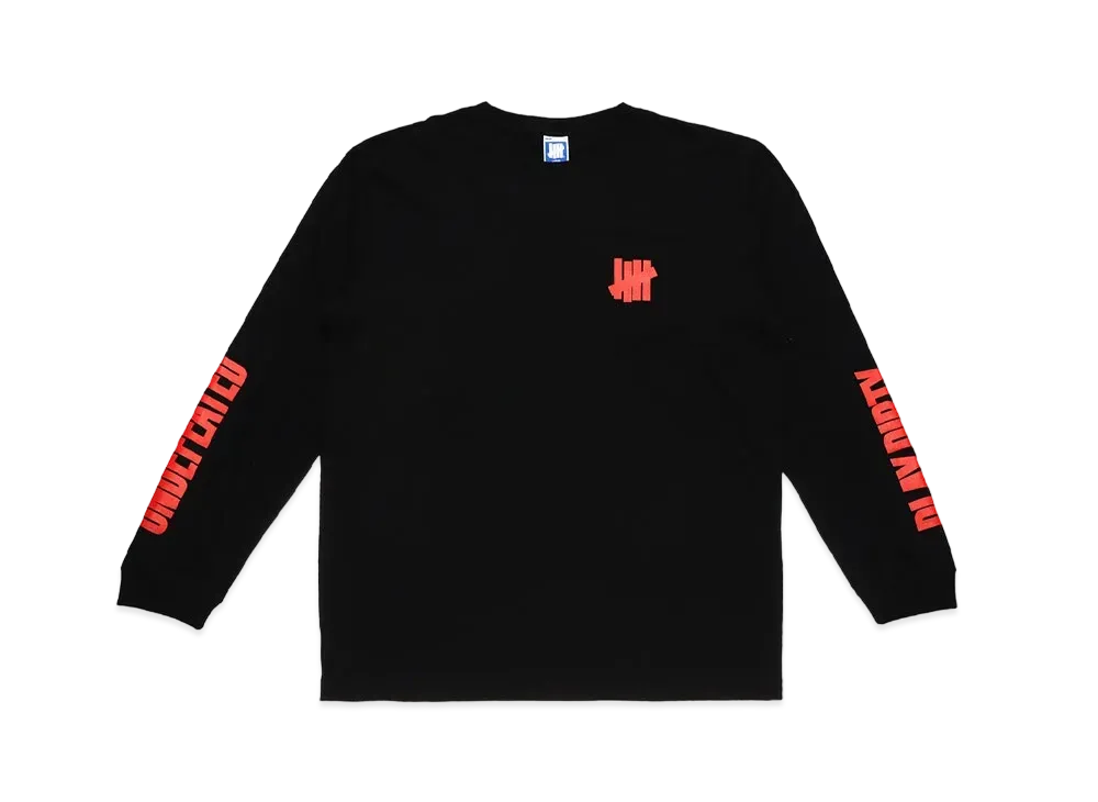 UNDEFEATED ONE TWO L/S TEE - UL21009 "Black"