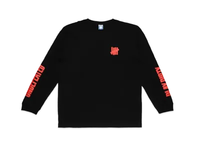 UNDEFEATED ONE TWO L/S TEE - UL21009 "Black"