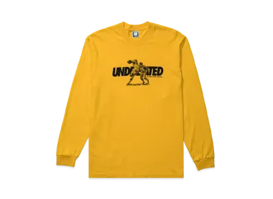 UNDEFEATED RIGER TACKLE L/S TEE - 80269 "Yellow"