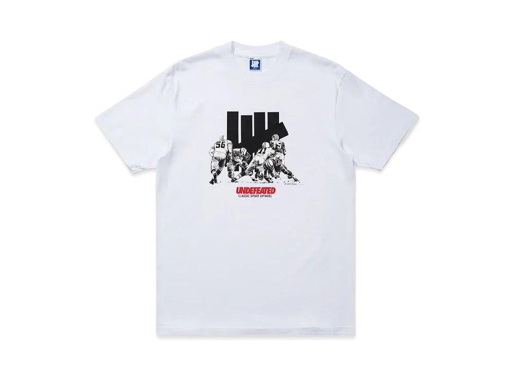 UNDEFEATED RIGER ENDZONE S/S TEE - 80263 "White"