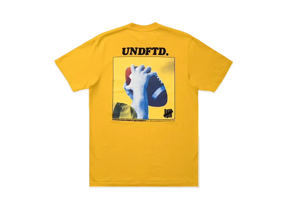 UNDEFEATED QUARTERBACK S/S TEE - 80260 "Yellow"