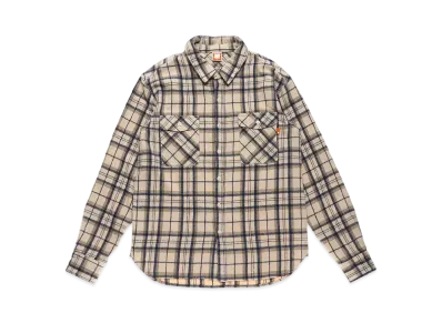 UNDEFEATED FLANNEL SHIRT "White"