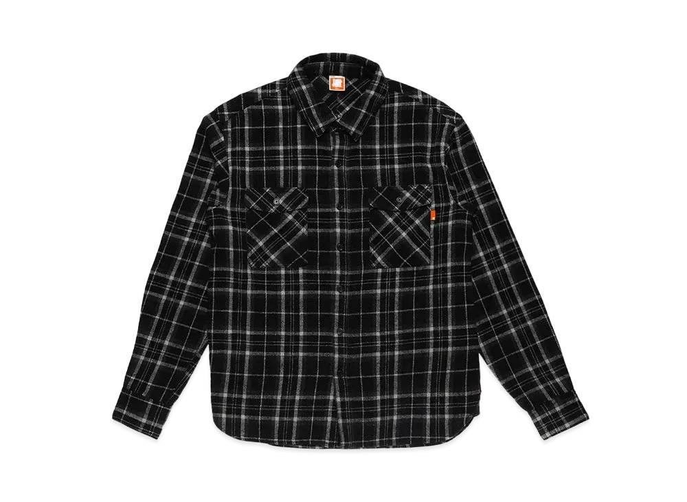 UNDEFEATED FLANNEL SHIRT "Black"