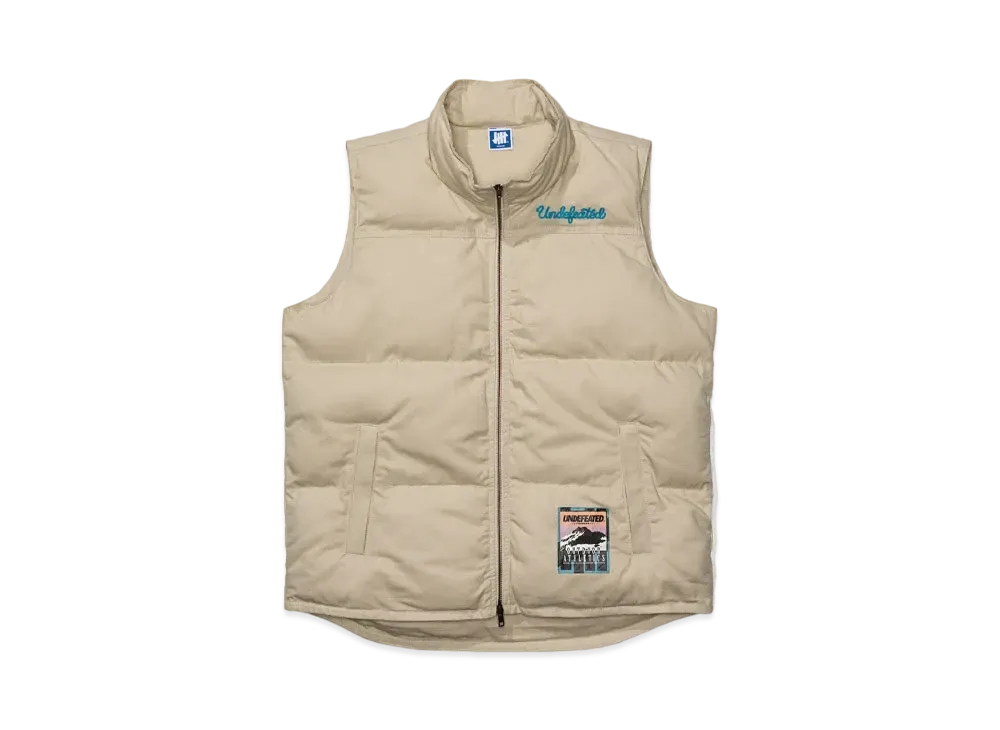 アンディフィーテッド アウトドア パファー ベスト - 40043 "ライトグレー"