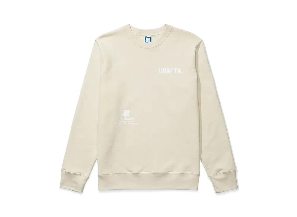UNDEFEATED DEPT CREWNECK - 20073 "Khaki"