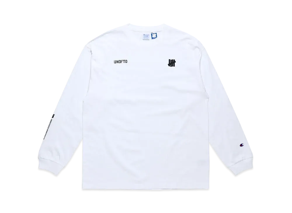 UNDEFEATED CHAMPION HEAVY WEIGHT L/S TEE - C8-U416 "White"