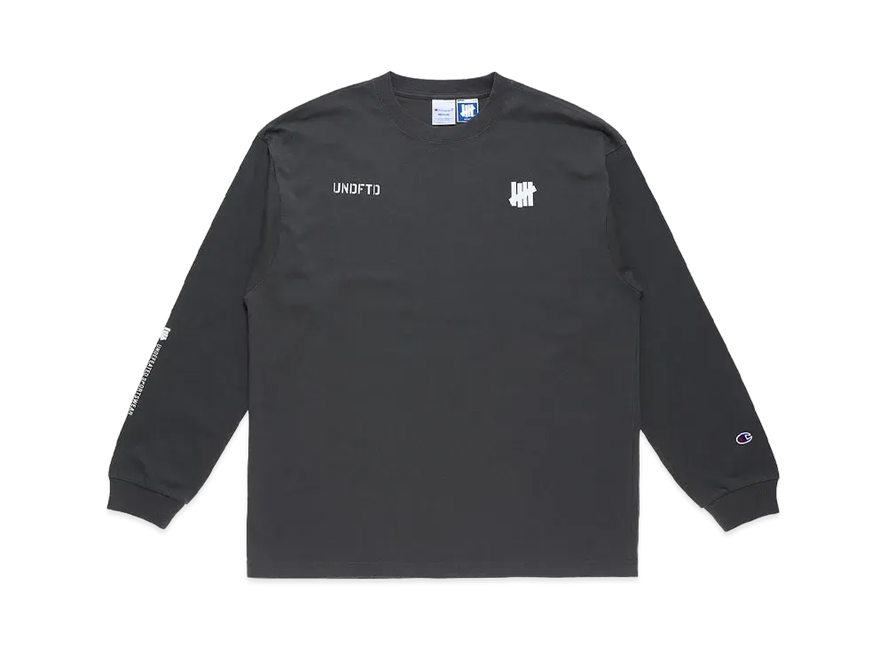 UNDEFEATED CHAMPION HEAVY WEIGHT L/S TEE - C8-U416 "Gray"