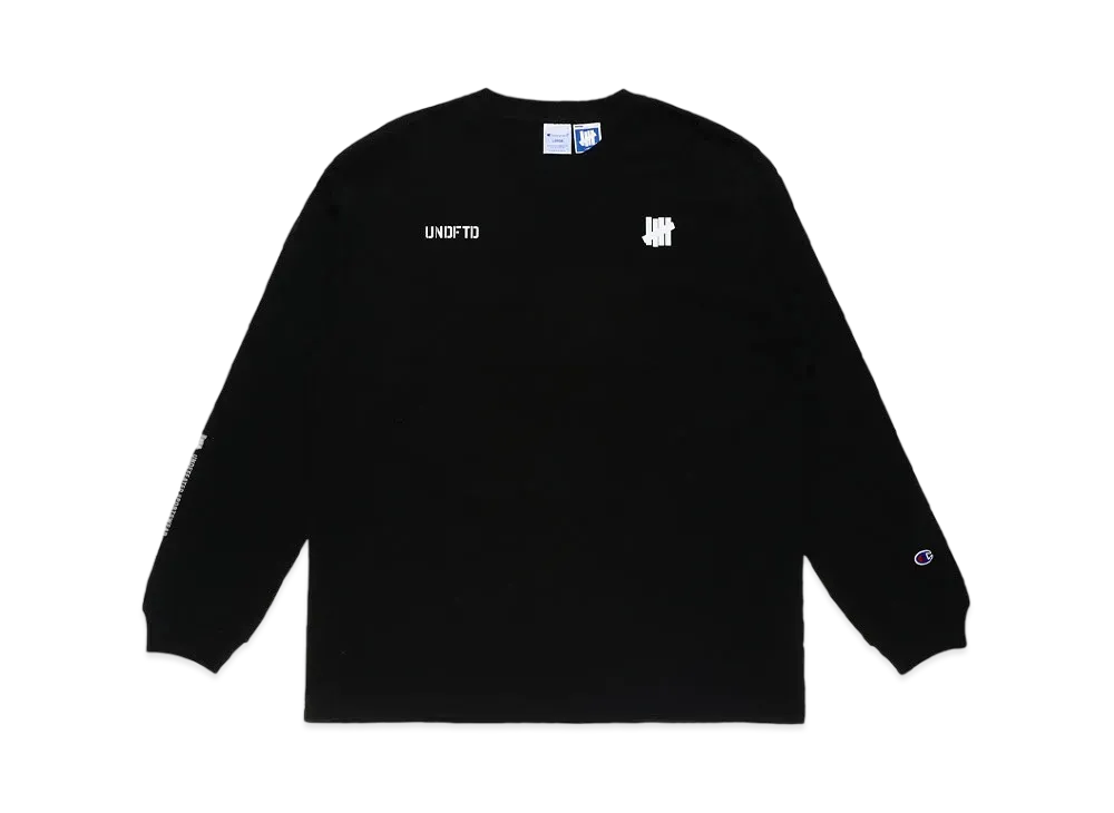 UNDEFEATED CHAMPION HEAVY WEIGHT L/S TEE - C8-U416 "Black"