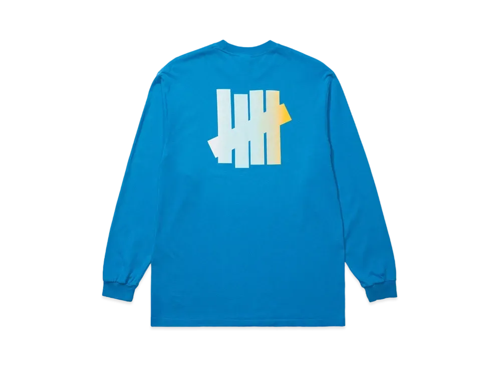 UNDEFEATED GRADIENT ICON L/S TEE - 80266 "Blue"