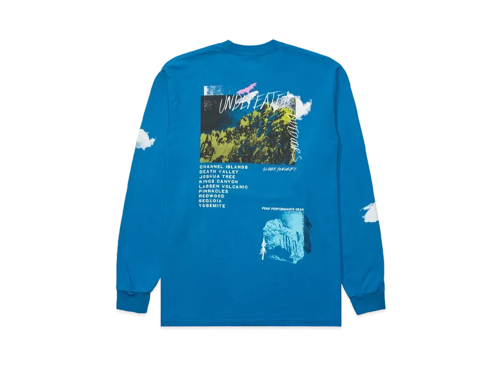 UNDEFEATED OUTDOORS L/S TEE - 80270 "Blue"