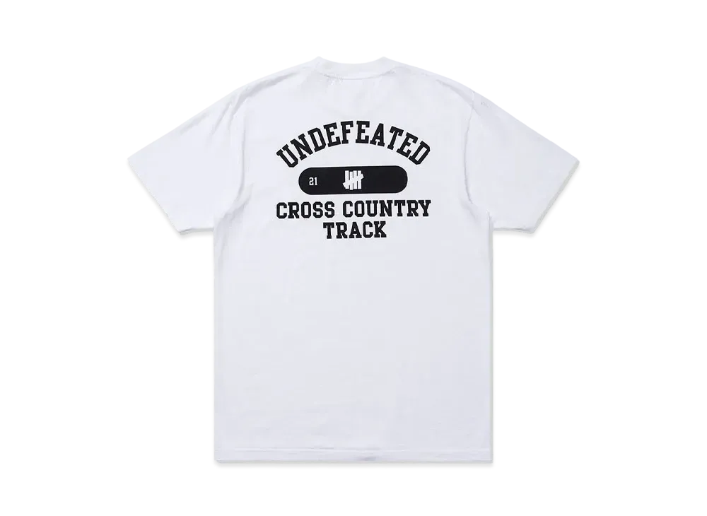 UNDEFEATED CROSS COUNTRY S/S TEE - 80255 "White"