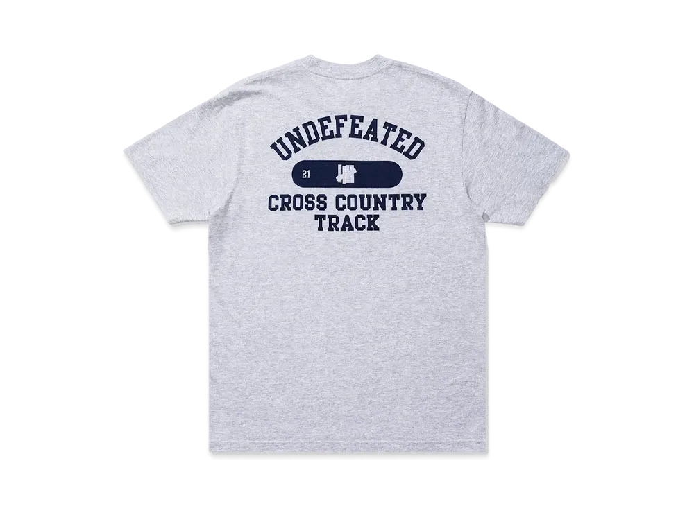 UNDEFEATED CROSS COUNTRY S/S TEE - 80255 "Gray"