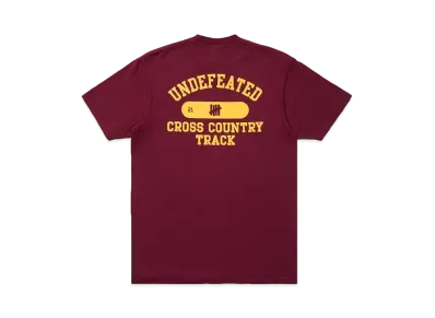UNDEFEATED CROSS COUNTRY S/S TEE - 80255 "Burgundy"