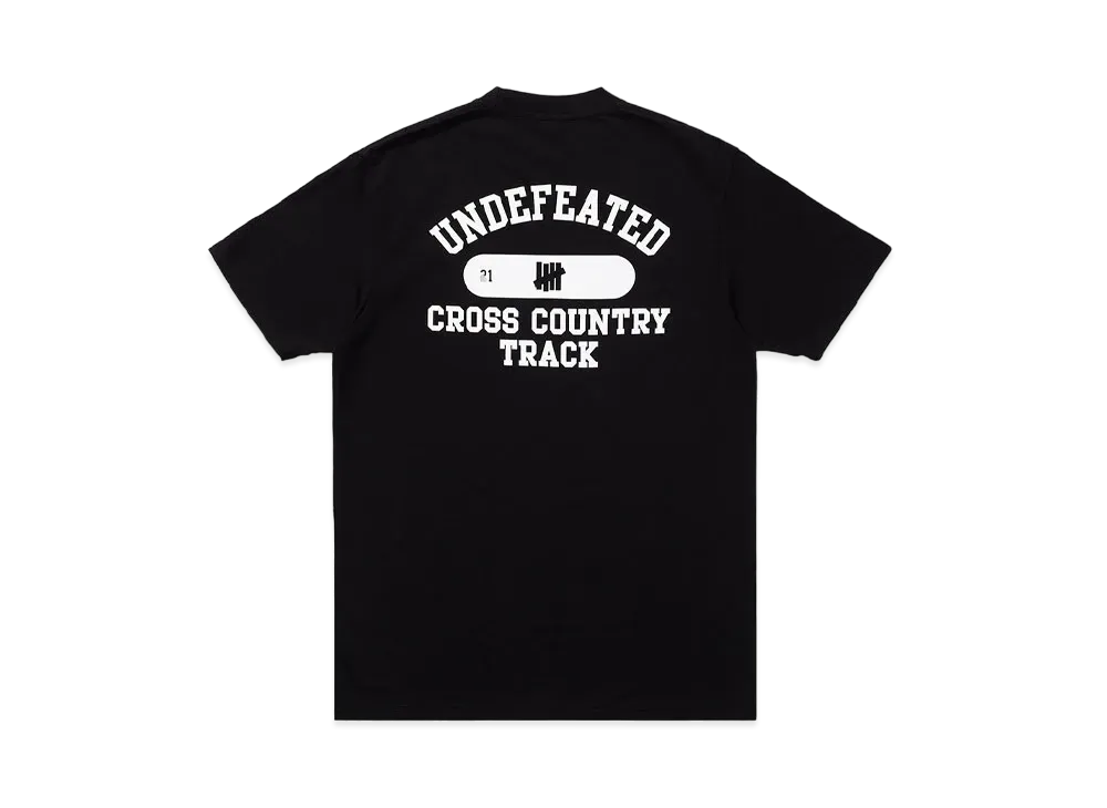 UNDEFEATED CROSS COUNTRY S/S TEE - 80255 "Black"