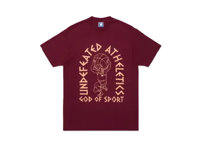 UNDEFEATED GOD OF SPORT S/S TEE - 80262 "Burgundy"