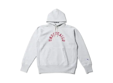 UNDEFEATED CHAMPION ARCH LOGO RW HOOD SWEAT - C8-Q141 "Gray"