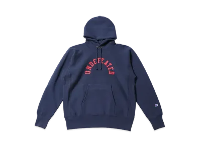 UNDEFEATED CHAMPION ARCH LOGO RW HOOD SWEAT - C8-Q141 "Navy"