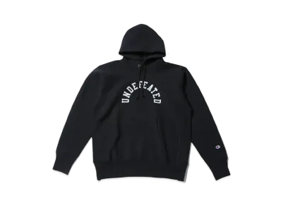 UNDEFEATED CHAMPION ARCH LOGO RW HOOD SWEAT - C8-Q141 "Black"