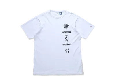 UNDEFEATED CHAMPION LOGO ARCHIVES S/S TEE - C8-T324 "White"