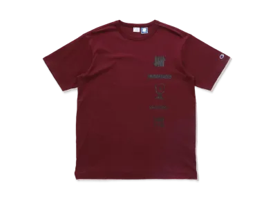 UNDEFEATED CHAMPION LOGO ARCHIVES S/S TEE - C8-T324 "Burgundy"