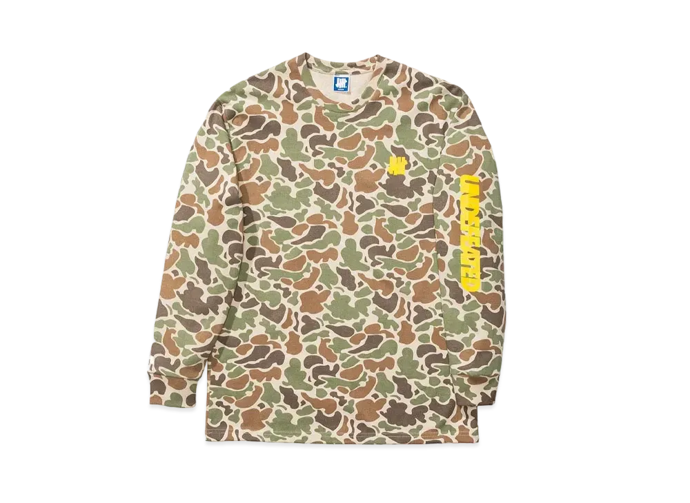 UNDEFEATED DUCK CAMO L/S TOP - 10066 "Beige"