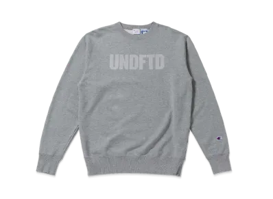 UNDEFEATED CHAMPION UNFTD LOGO CREW SWEAT - C8-S023 "Gray"