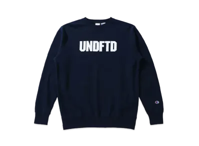 UNDEFEATED CHAMPION UNFTD LOGO CREW SWEAT - C8-S023 "Navy"