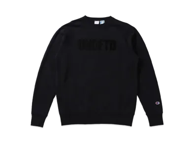 UNDEFEATED CHAMPION UNFTD LOGO CREW SWEAT - C8-S023 "Black"