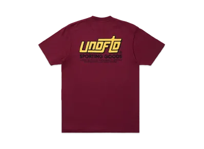 UNDEFEATED SHOP S/S TEE - 80259 "Burgundy"